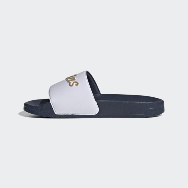 Adidas Adilette Chuveiro Slides Ouro Metálico