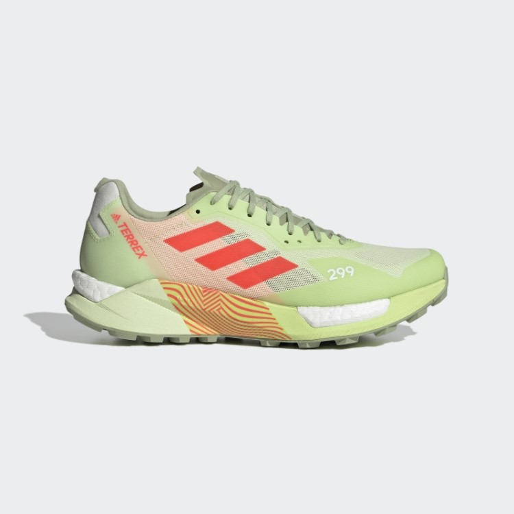 Tênis De Corrida Terrex Agravic Ultra Trail Lime Adidas