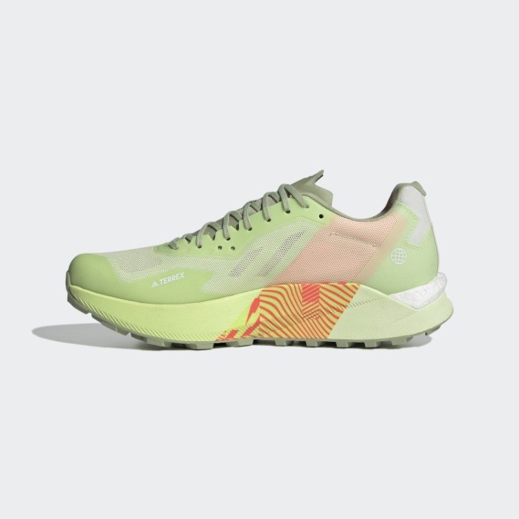 Tênis De Corrida Terrex Agravic Ultra Trail Lime Adidas