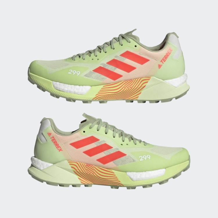 Tênis De Corrida Terrex Agravic Ultra Trail Lime Adidas