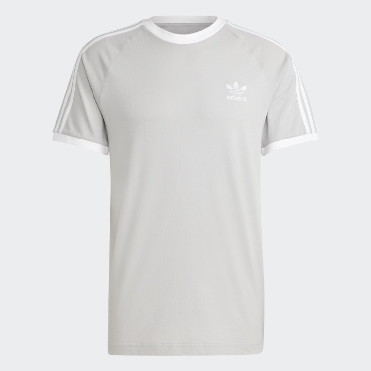 Camiseta Adidas Adicolor Classics Com As Três Listras Cinza