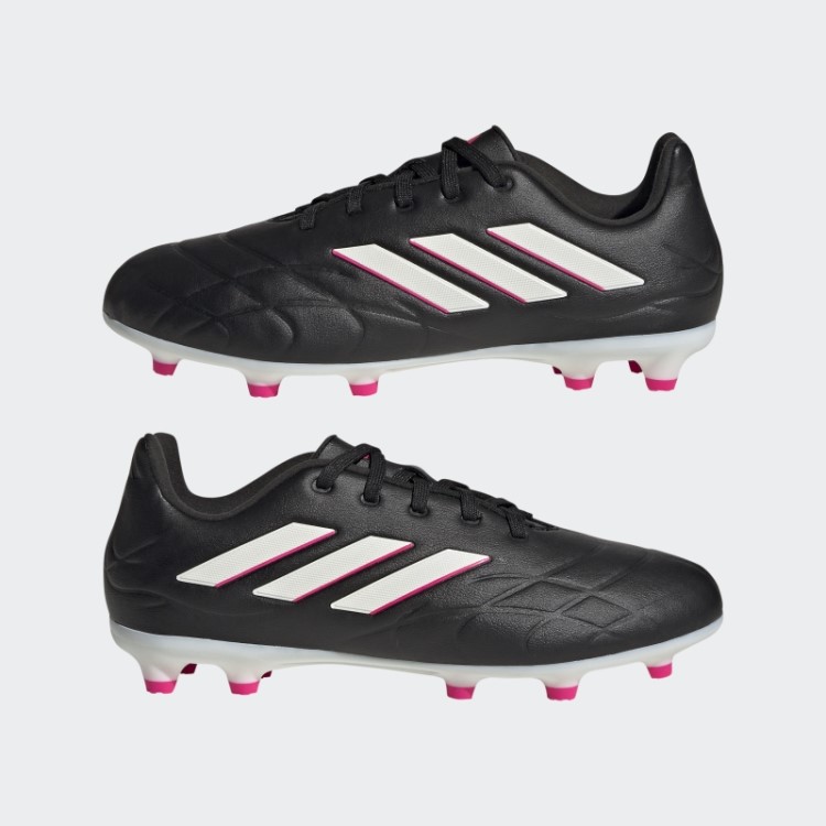 Chuteira Adidas Copa Pure.3 Rosa Quente Para Futebol De Campo Firme