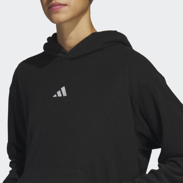 Select Crop Hoodie Preto Adidas