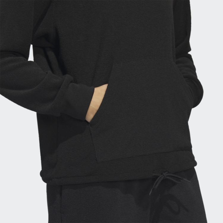 Select Crop Hoodie Preto Adidas