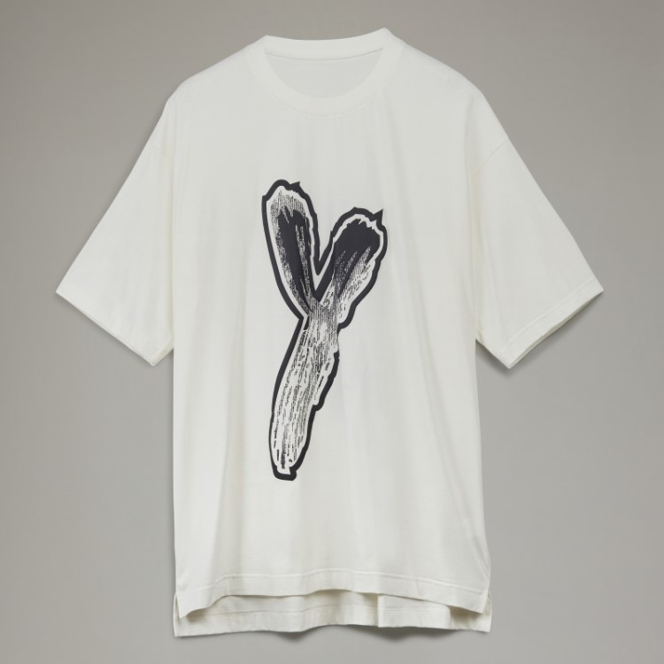 Camiseta De Manga Curta Com Logo Estampado Hot Y-3 Adidas