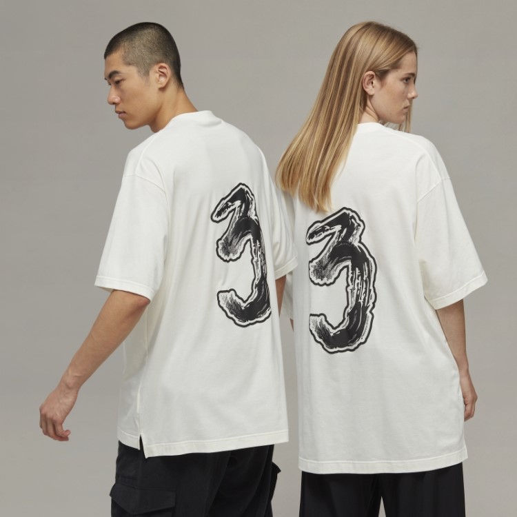 Camiseta Adidas Y-3 Com Logo Gráfico