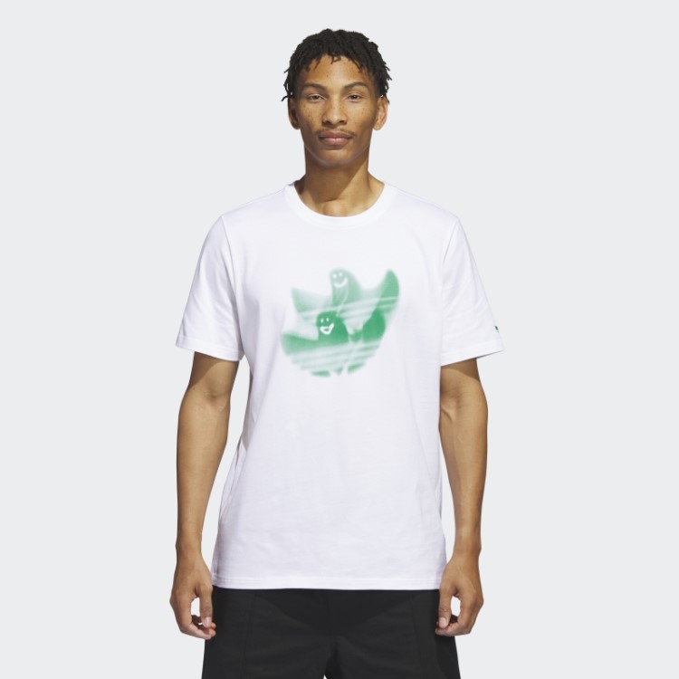 Camiseta Gráfica Shmoofoil Branca Adidas