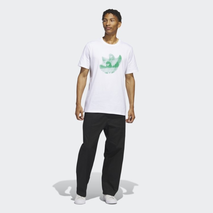 Camiseta Gráfica Shmoofoil Branca Adidas