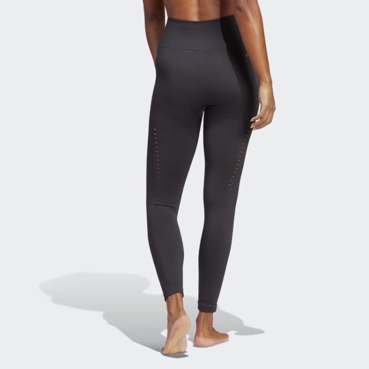 Legging Sem Costura 7/8 Para Yoga Adidas Preta