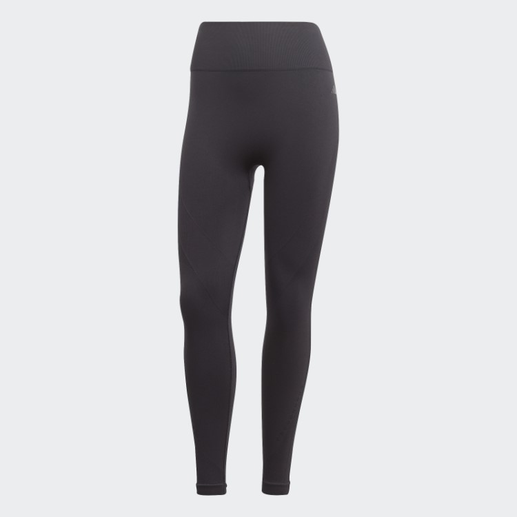 Legging Sem Costura 7/8 Para Yoga Adidas Preta