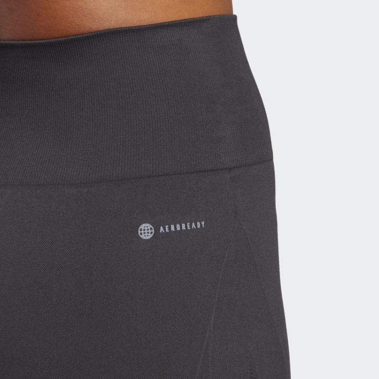 Legging Sem Costura 7/8 Para Yoga Adidas Preta