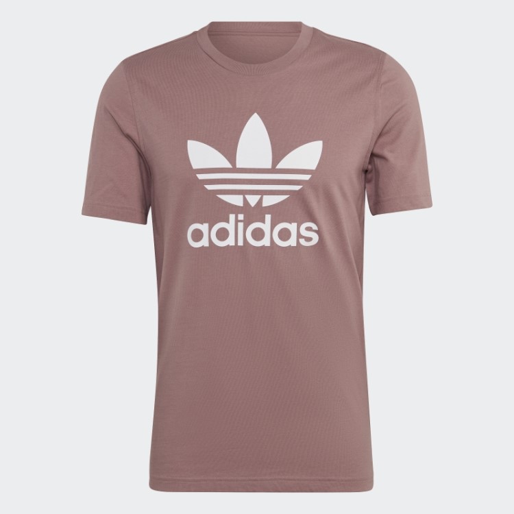 Camiseta Roxa Adicolor Classics Com Trevo Adidas