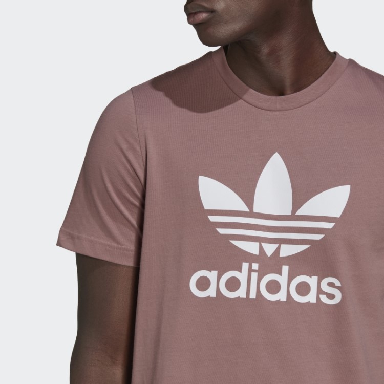 Camiseta Roxa Adicolor Classics Com Trevo Adidas
