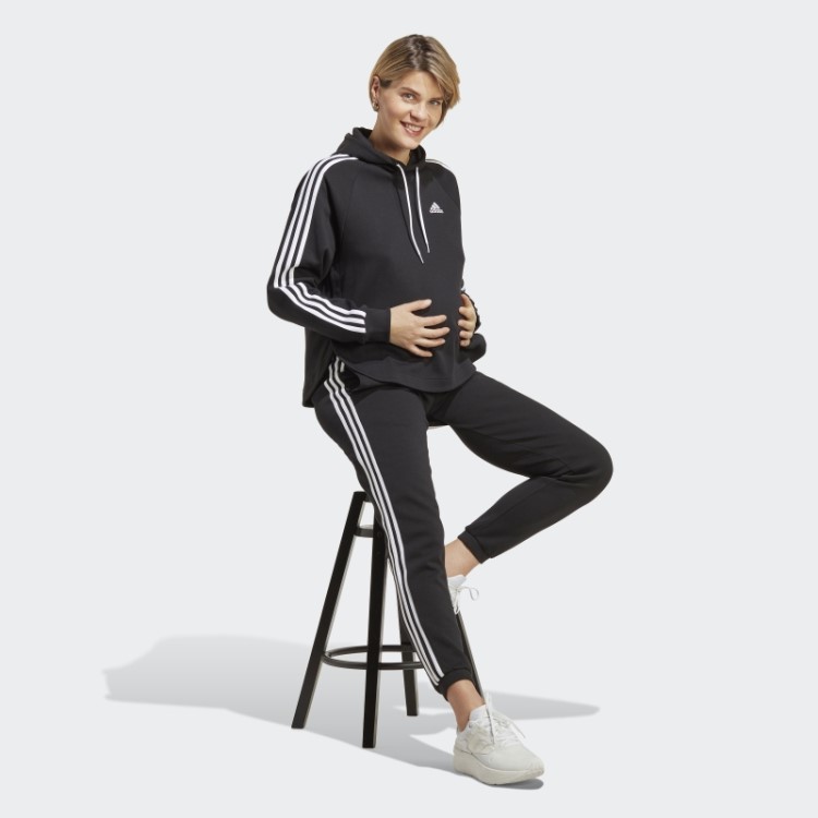 Moletom Com Capuz Maternidade Adidas Preto