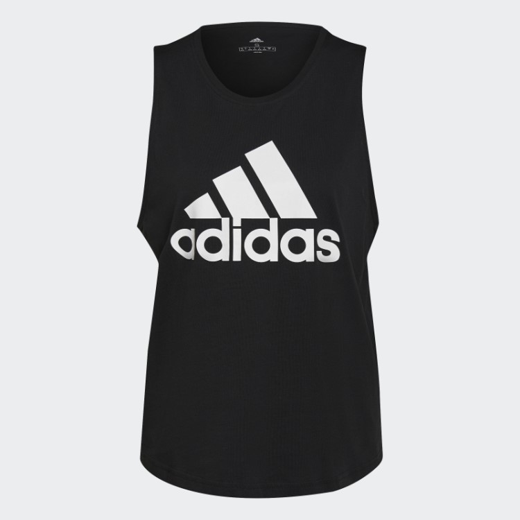 Regata Adidas Essentials Com Logo Grande Branco Fashion