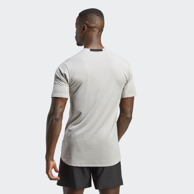 Projetado Para Camiseta De Treino Mgh Cinza Sólido Adidas Fashion