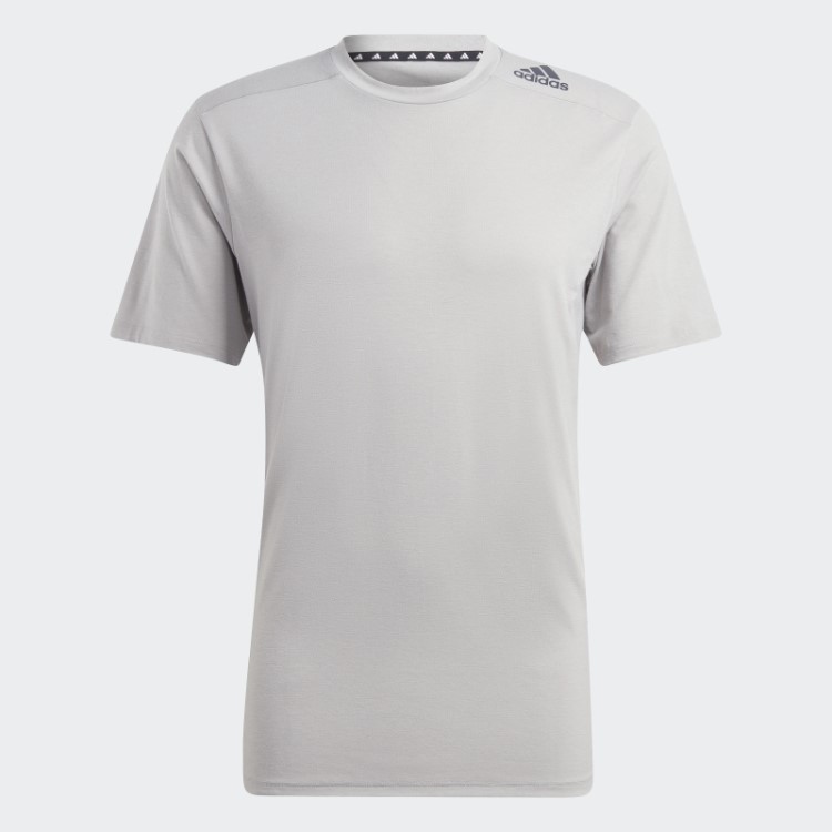 Projetado Para Camiseta De Treino Mgh Cinza Sólido Adidas Fashion