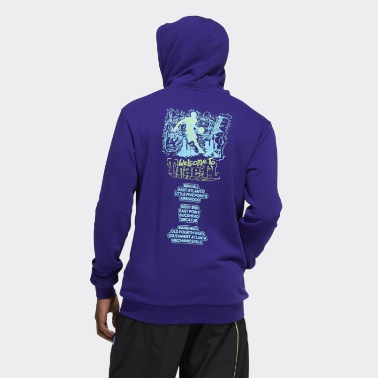 Moletom Adidas Trae Roxo