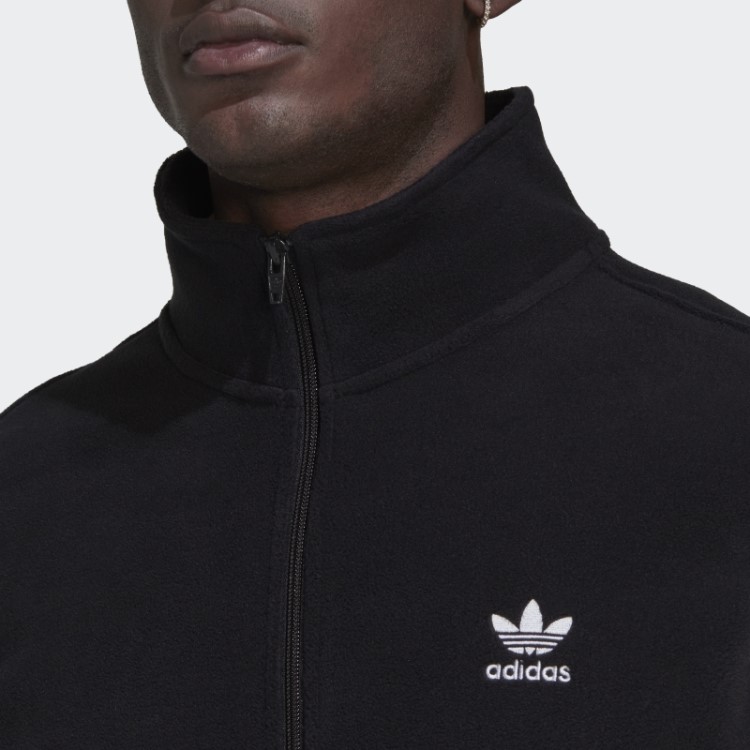 Colete De Lã Preto Adidas Adicolor Com As Três Listras