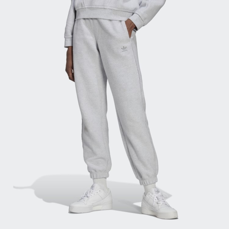 Calça De Moletom Adidas Loungewear Cinza Claro Urze