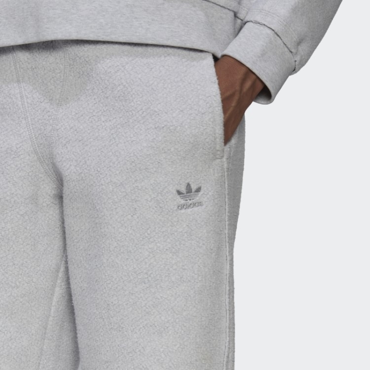 Calça De Moletom Adidas Loungewear Cinza Claro Urze