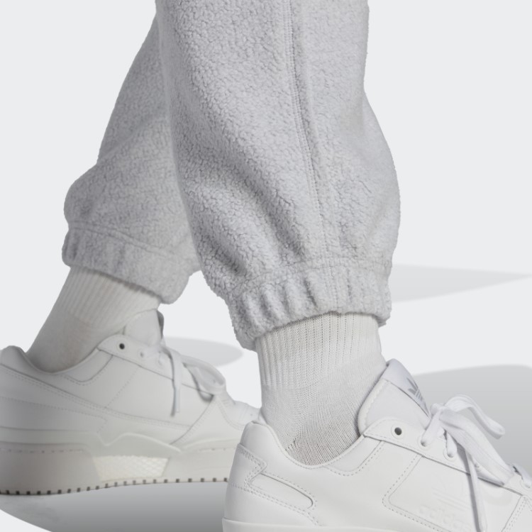 Calça De Moletom Adidas Loungewear Cinza Claro Urze