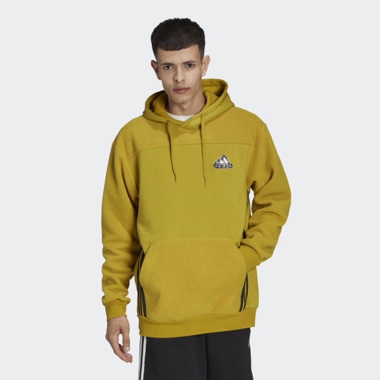 Moletom Com Capuz Pacote De Férias Essencial Verde Adidas