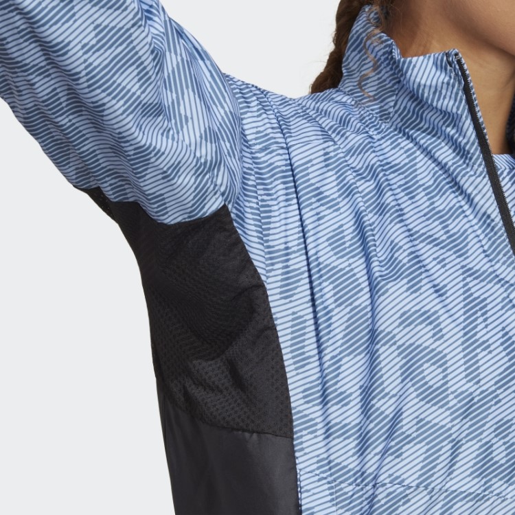 Jaqueta Adidas Terrex Trail Running Wind Azul Dawn