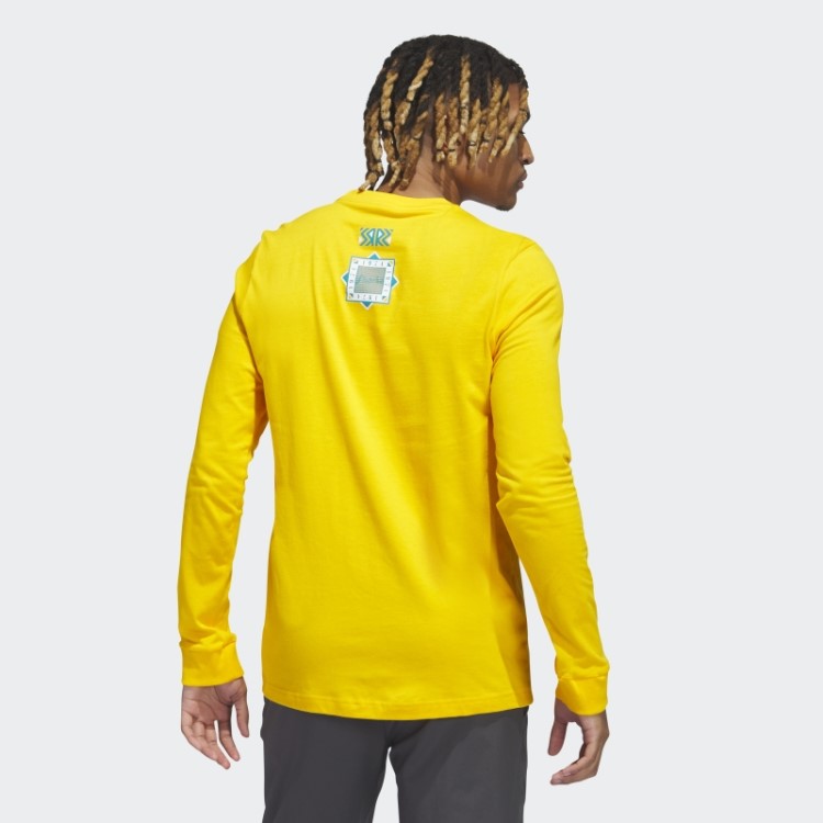 Sharks Playmaker Camiseta Manga Longa Colleg Ouro Adidas