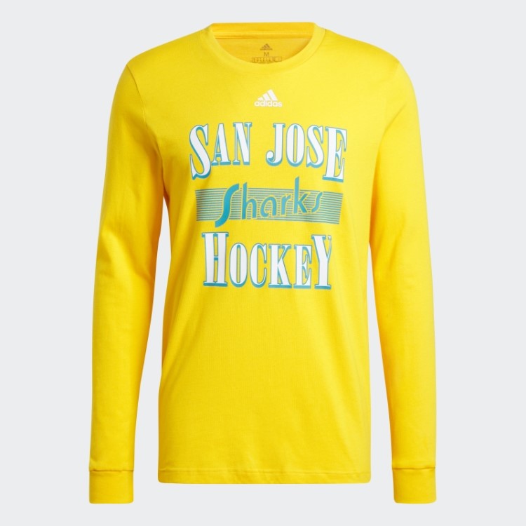 Sharks Playmaker Camiseta Manga Longa Colleg Ouro Adidas