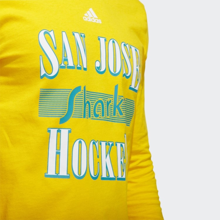 Sharks Playmaker Camiseta Manga Longa Colleg Ouro Adidas