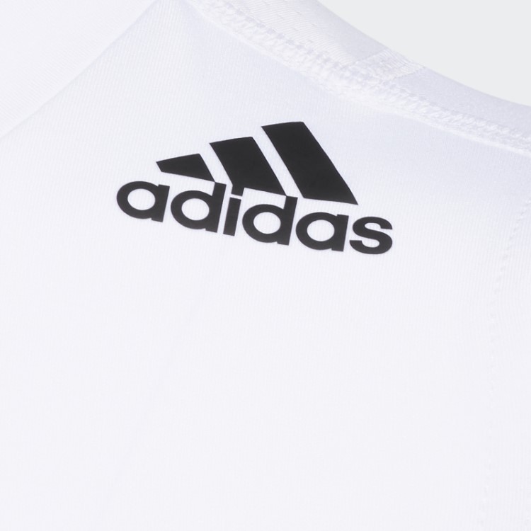 Top Techfit Branco Sem Mangas Adidas