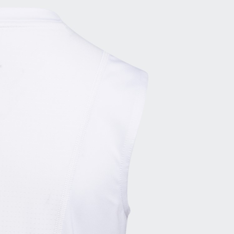 Top Techfit Branco Sem Mangas Adidas