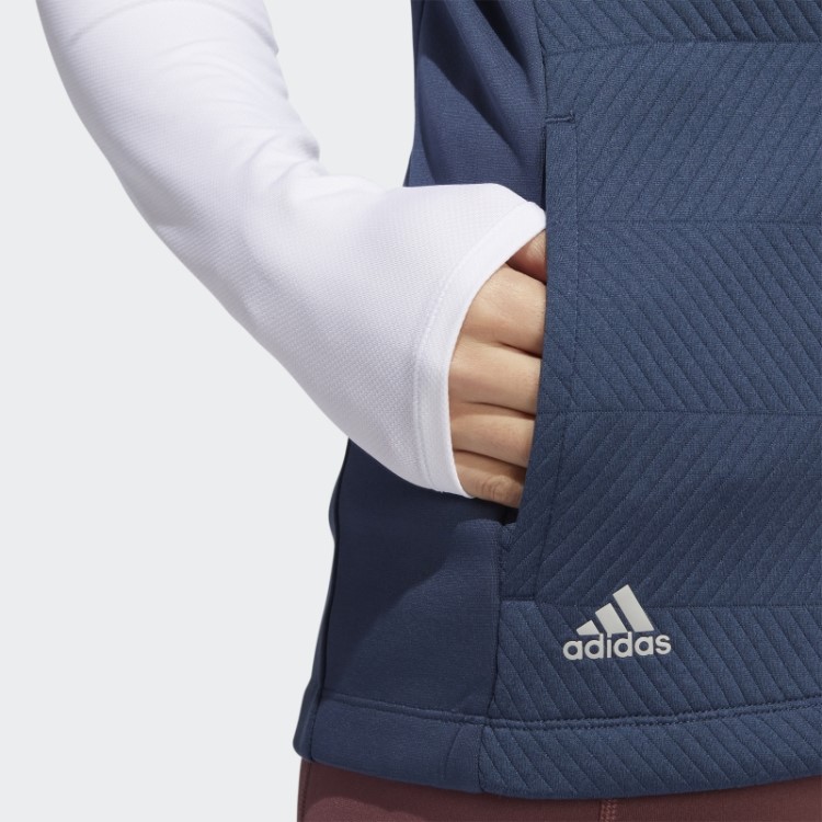 Colete Adidas Navy Cold.rdy Com Zíper Completo