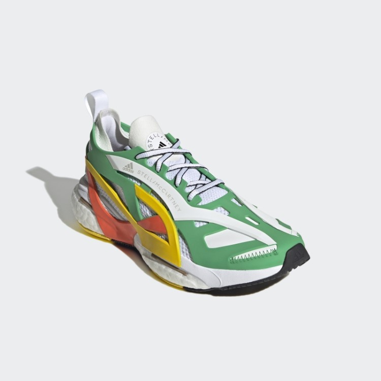 Tênis De Corrida Verde Adidas By Stella Mccartney Solarglide