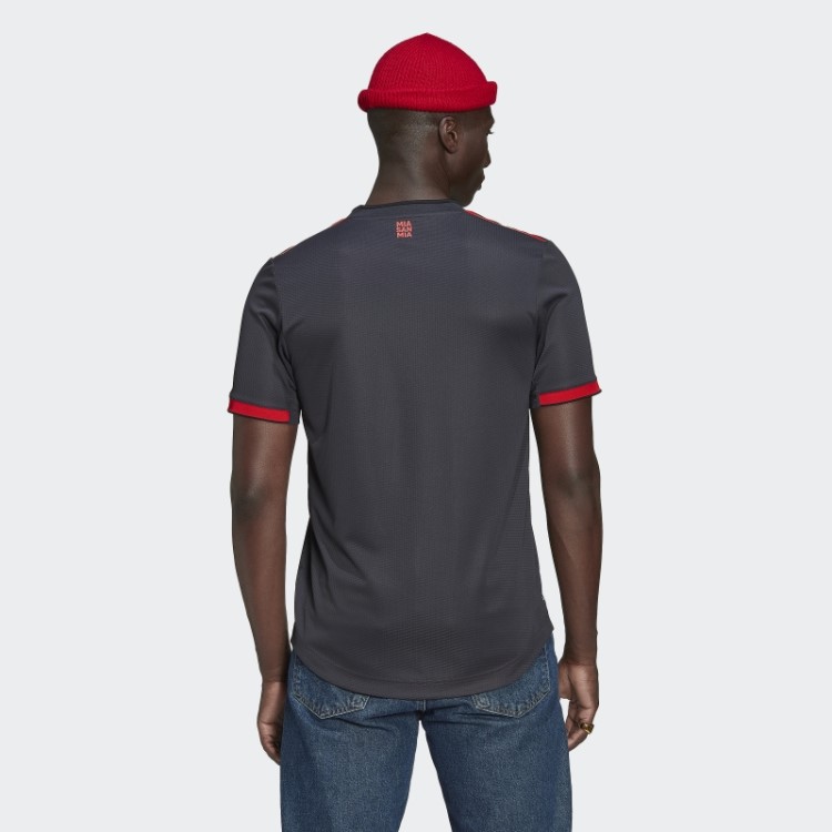 Adidas Fc Bayern 22/23 Terceira Autêntica Camisa Cinza Noite Moda