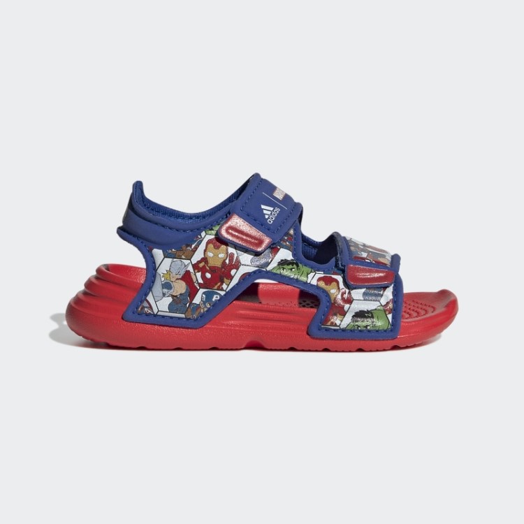 Sandália Adidas X Marvel Altawim Super Hero Adventures Fashion Vermelho