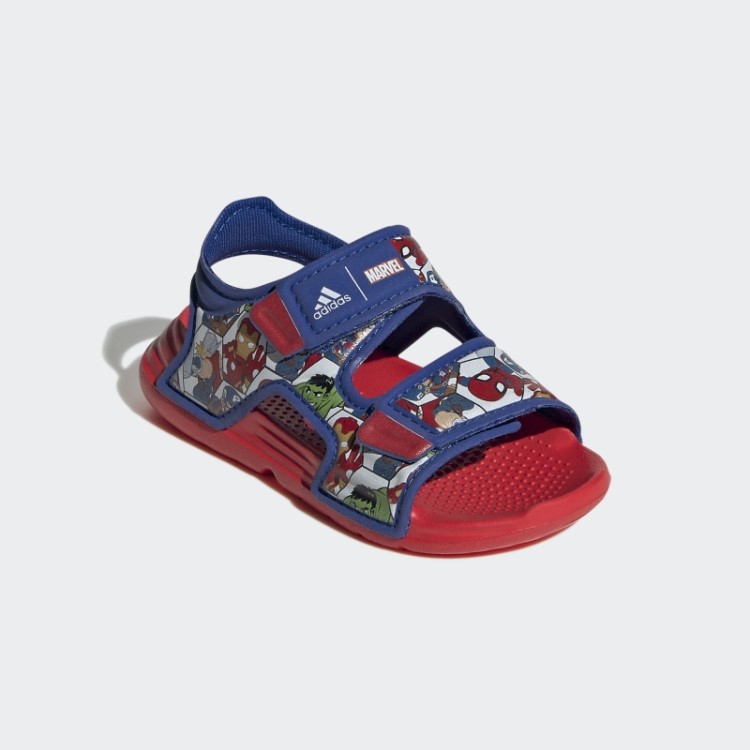 Sandália Adidas X Marvel Altawim Super Hero Adventures Fashion Vermelho