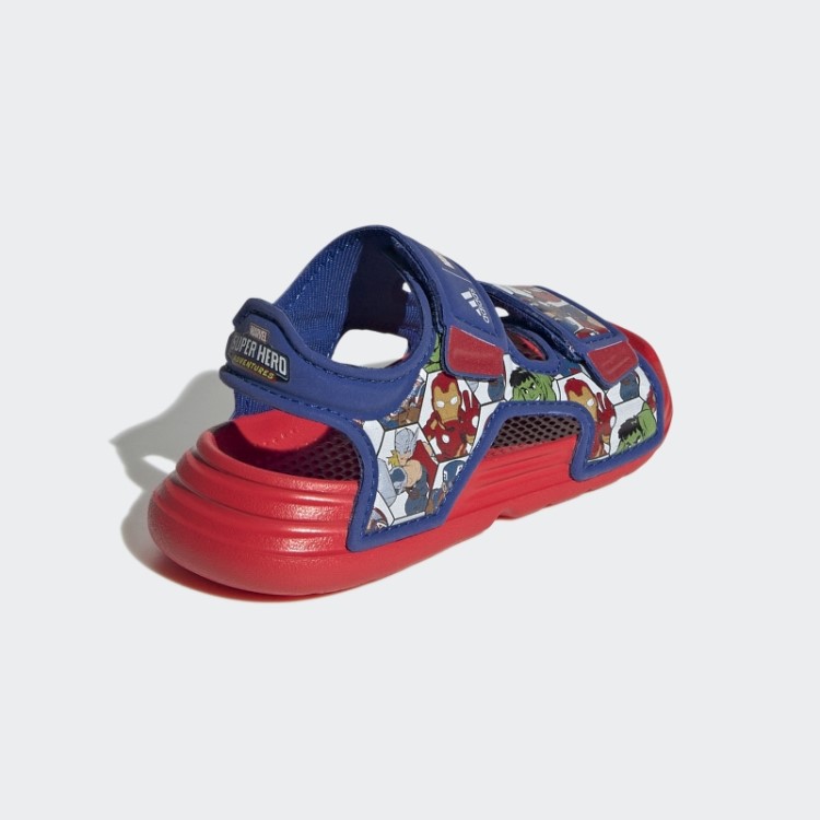 Sandália Adidas X Marvel Altawim Super Hero Adventures Fashion Vermelho