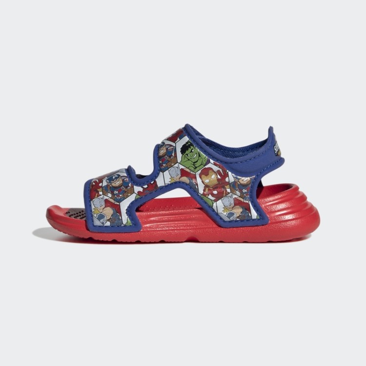 Sandália Adidas X Marvel Altawim Super Hero Adventures Fashion Vermelho