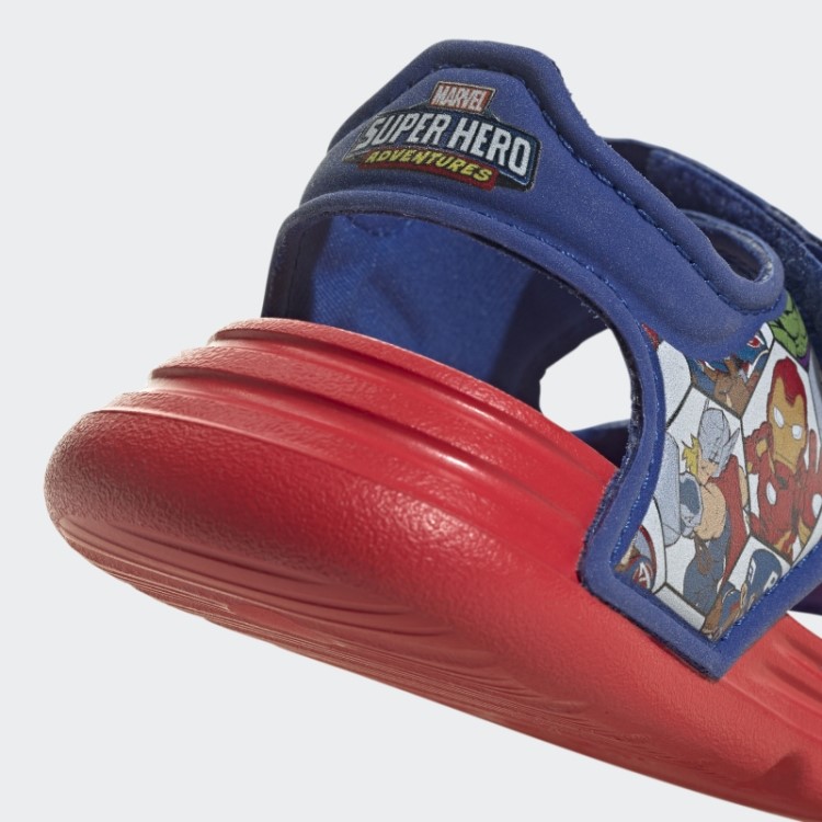 Sandália Adidas X Marvel Altawim Super Hero Adventures Fashion Vermelho