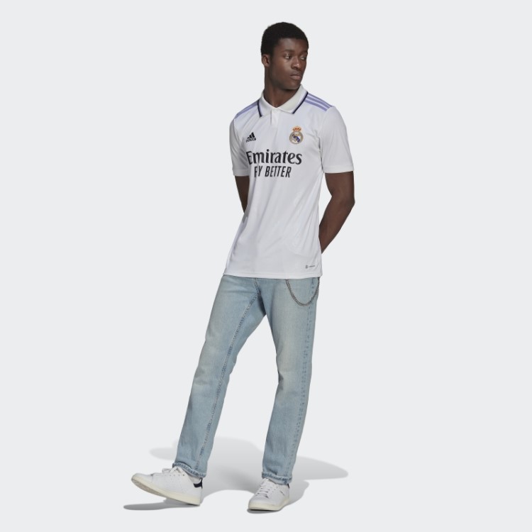 Real Madrid 22/23 Camisa Casa Branca Adidas