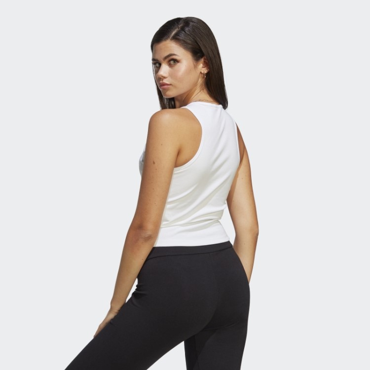 Regata Branca Adicolor Essentials Canelada Adidas