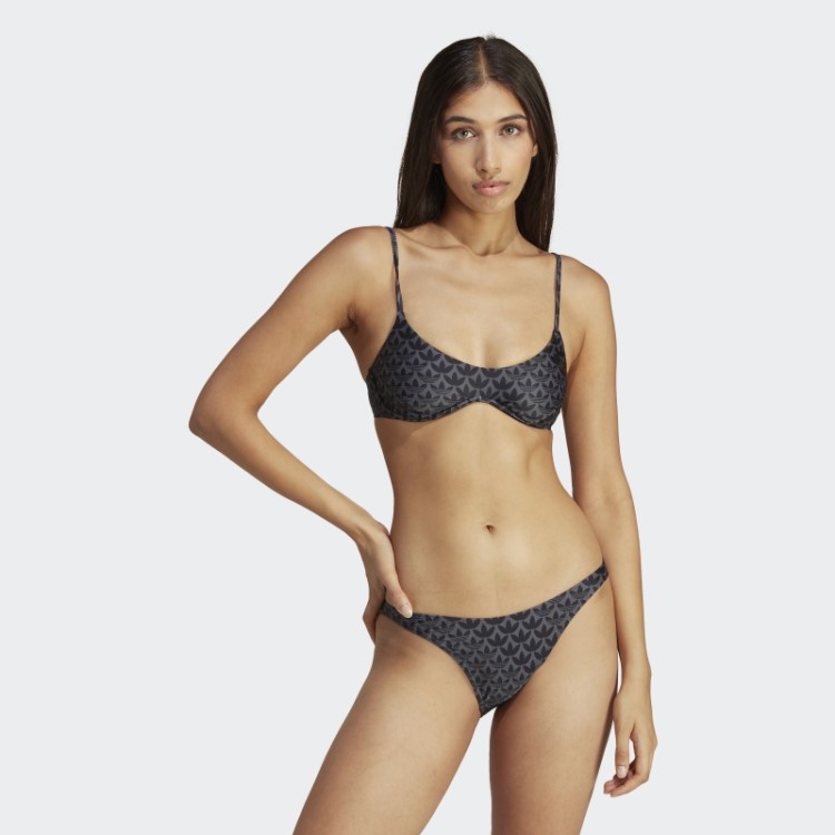 Top De Banho Com Monograma Preto Adidas Originals
