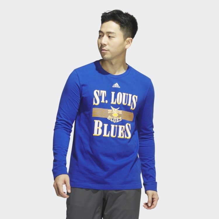 Camiseta Manga Longa Adidas Royal Blue Blues Playmaker
