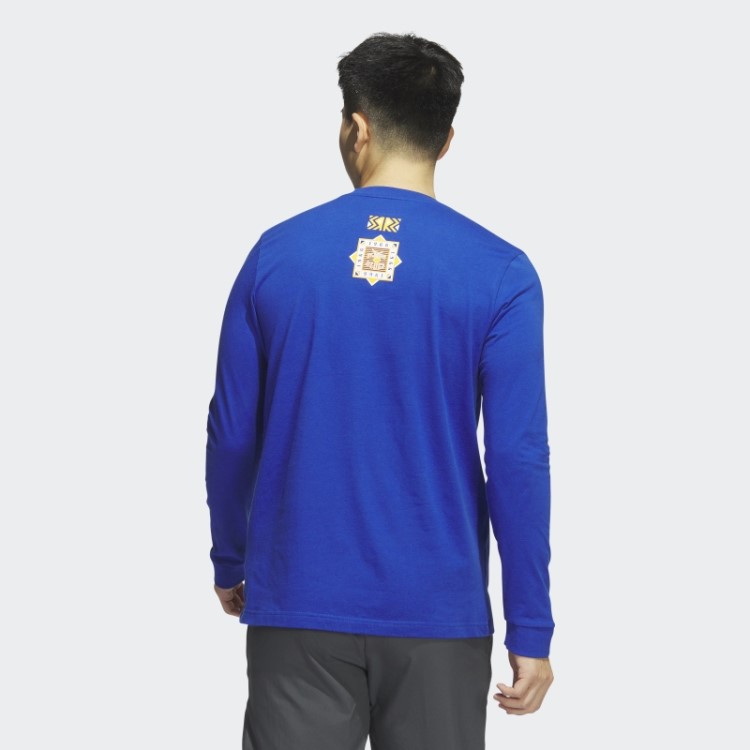 Camiseta Manga Longa Adidas Royal Blue Blues Playmaker