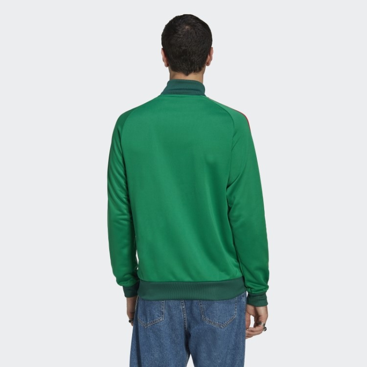 Top De Corrida Com As Três Listras Do México Verde Adidas