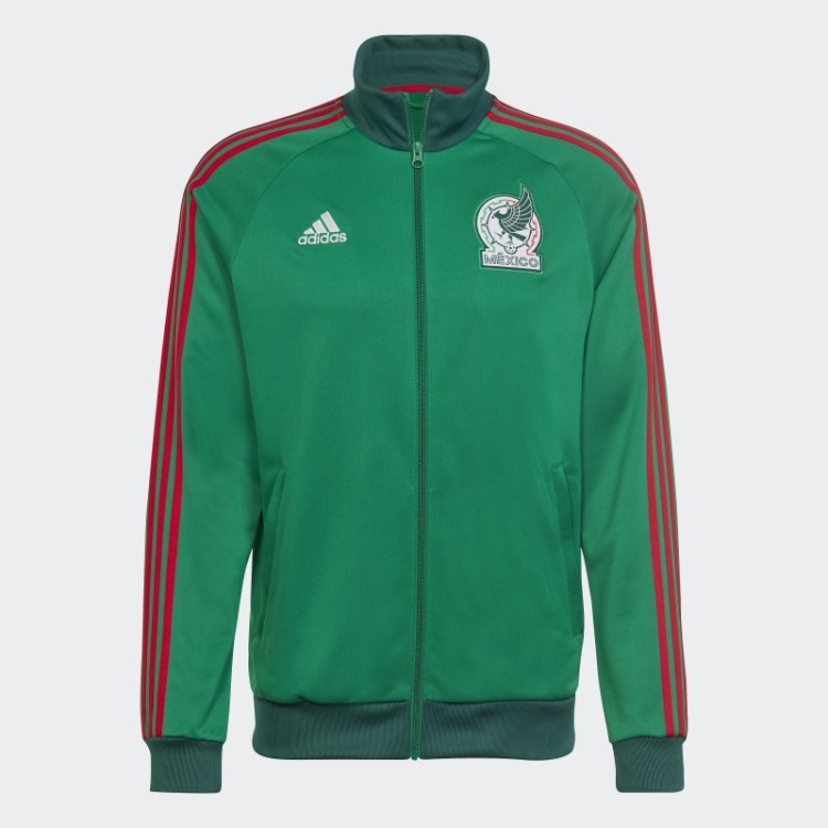 Top De Corrida Com As Três Listras Do México Verde Adidas