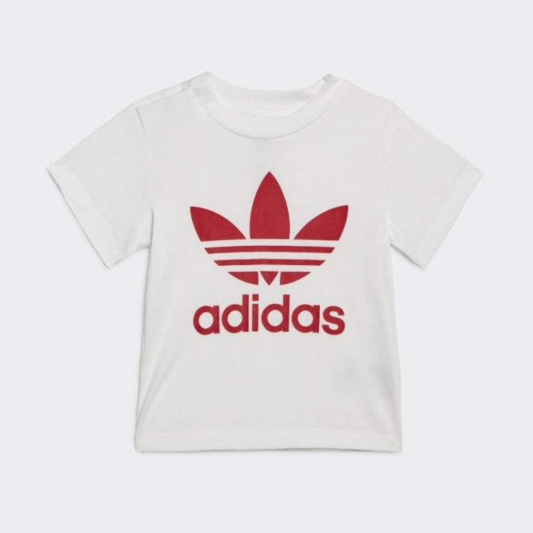 Conjunto De Shorts Adidas Trefoil Escarlate