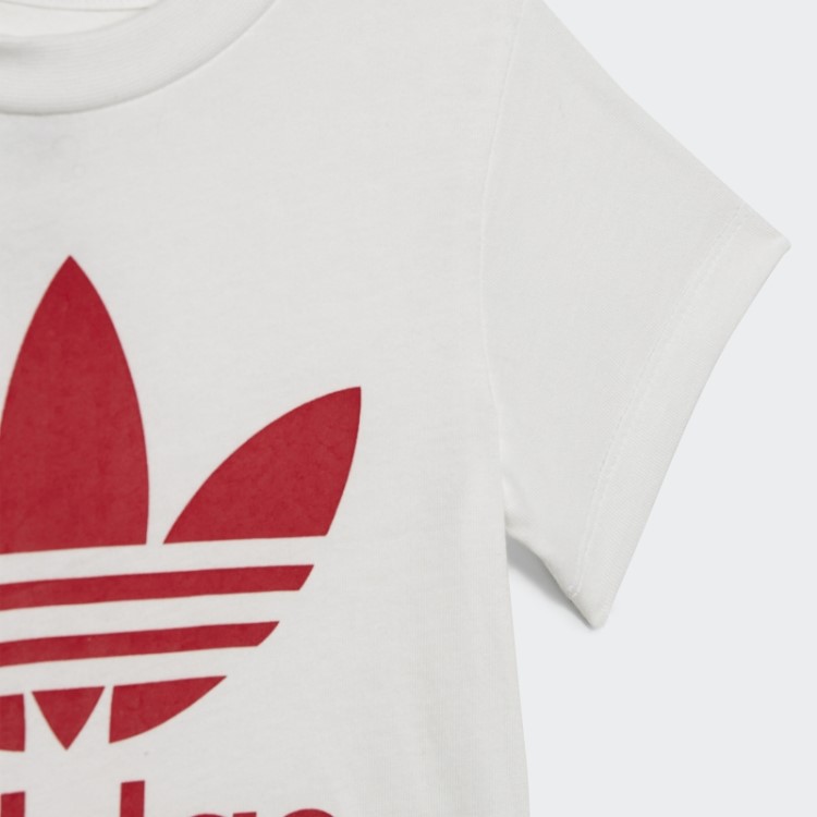 Conjunto De Shorts Adidas Trefoil Escarlate